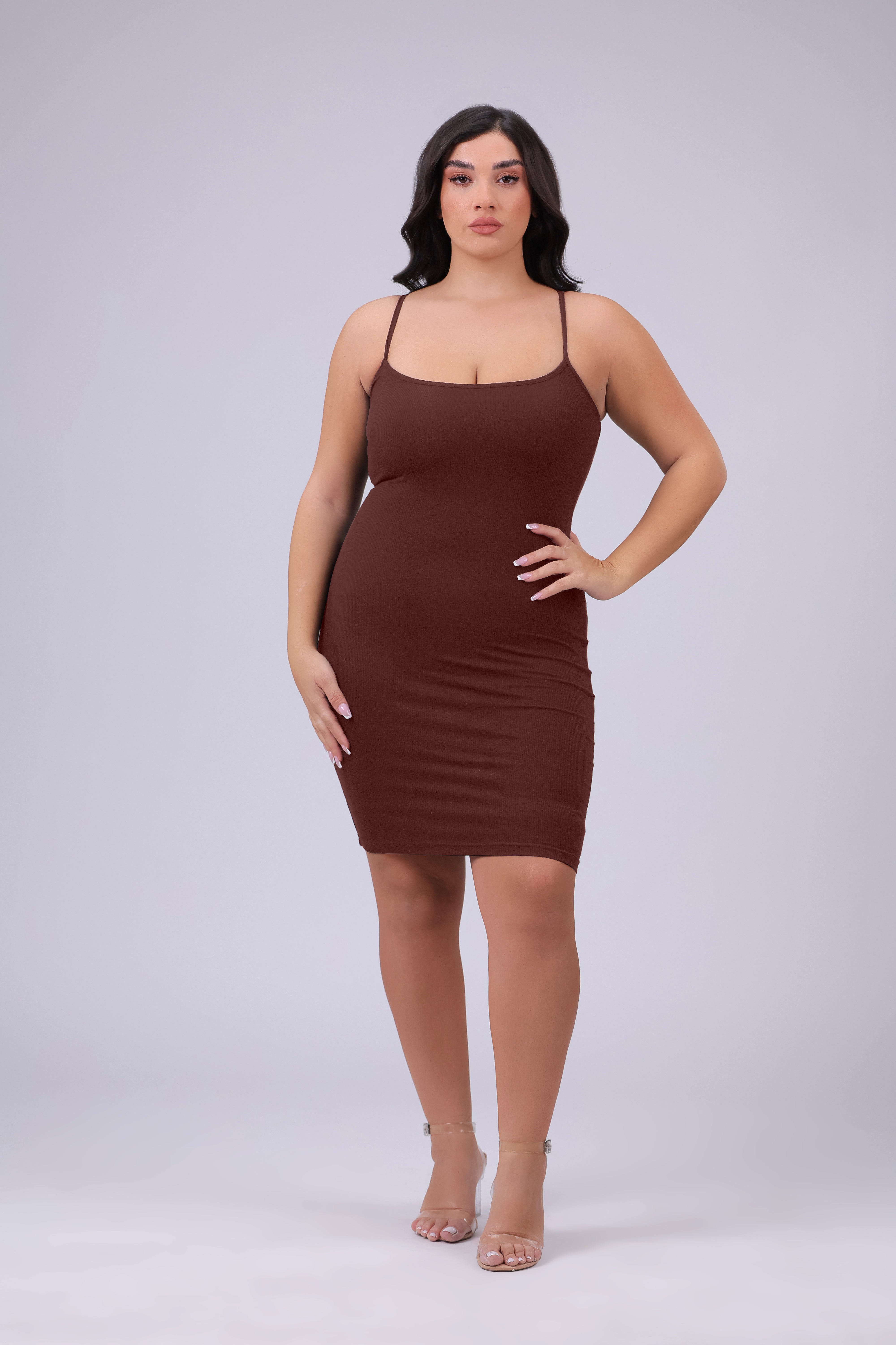 Built-In Shapewear Slip Mini Dress