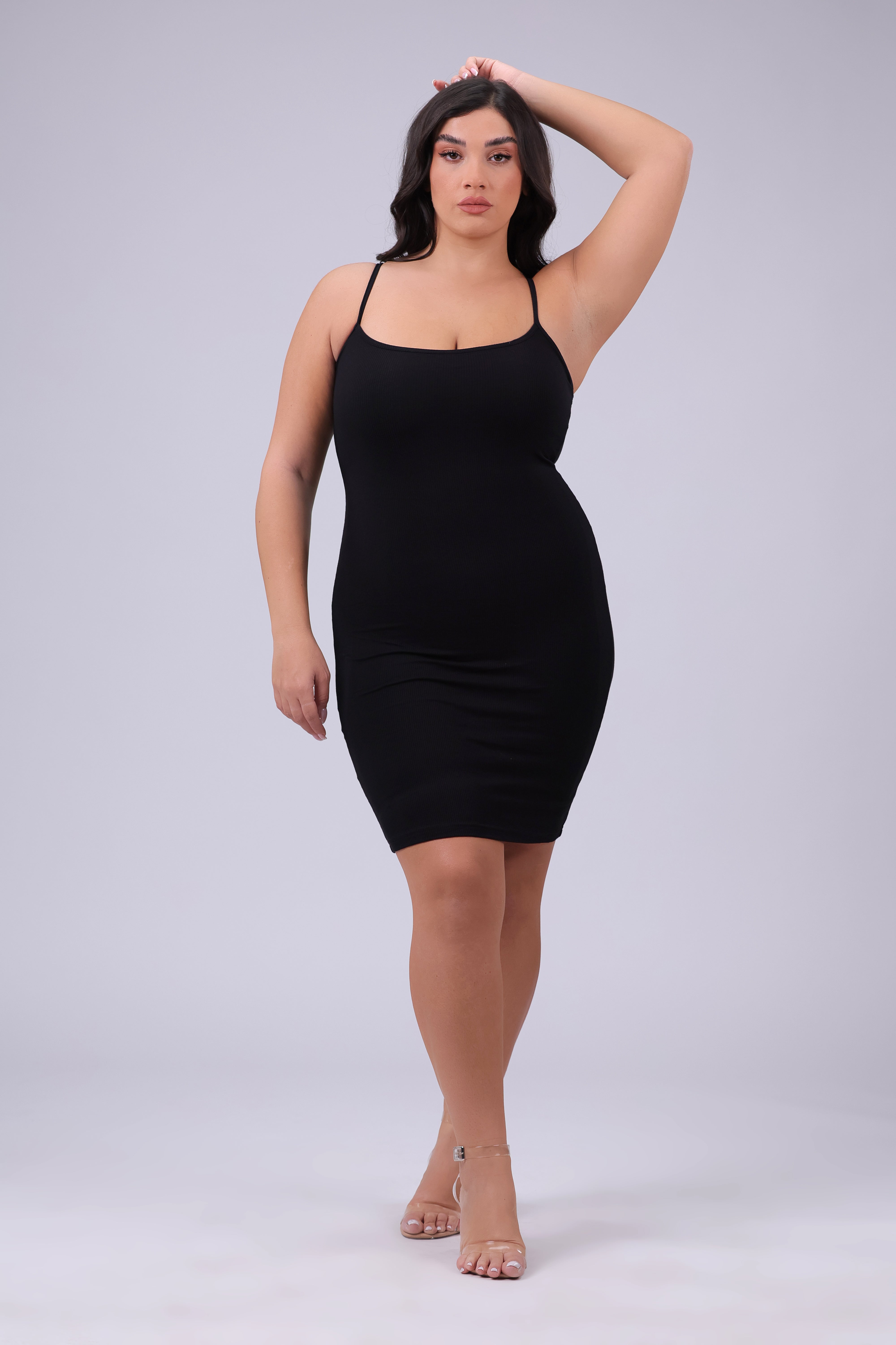 Built-In Shapewear Slip Mini Dress