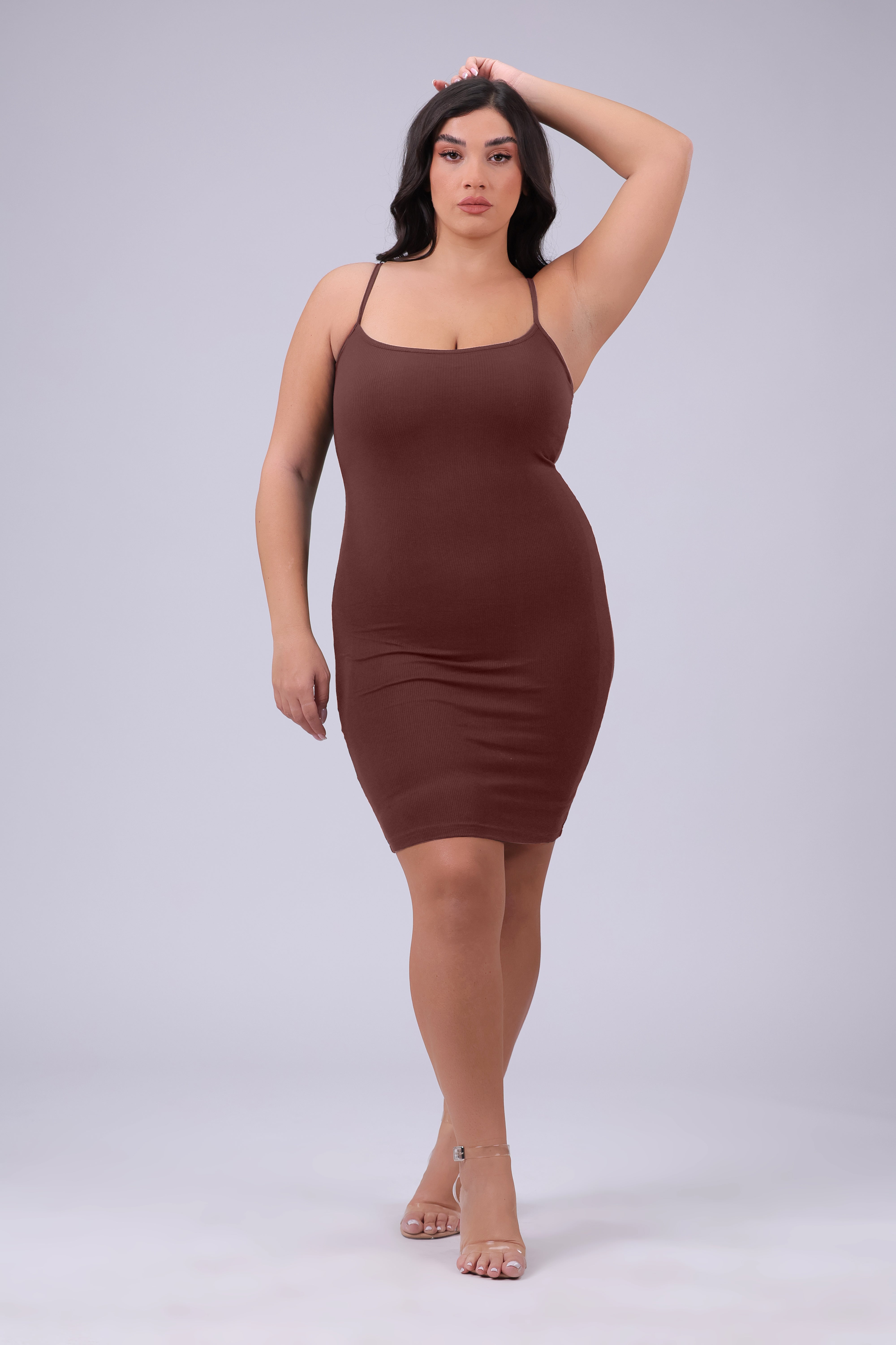 Built-In Shapewear Slip Mini Dress