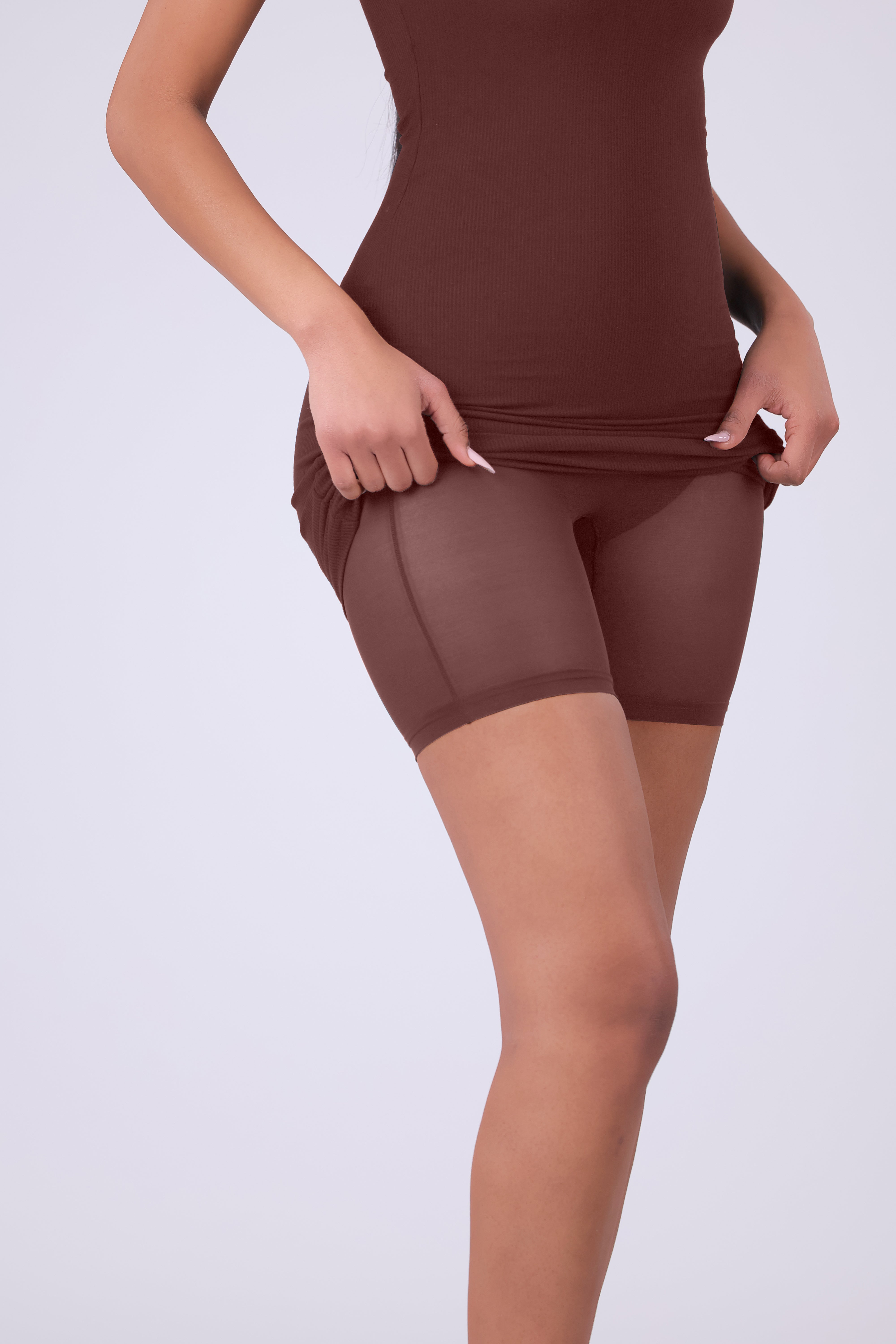 Built-In Shapewear Short sleeve Mini Dress